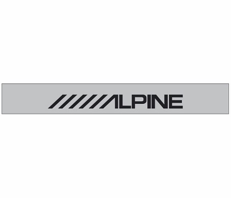 Alpine sun strip visor - Colourfast Graphics