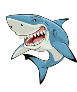 Large Shark Sticker Decals for Car, Rv Motorhome, 4x4, Boat
